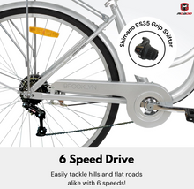 Load image into Gallery viewer, Mogoo Brooklyn Single Speed Cruiser Bike 26 Inch – Classic City Bike for Everyday Comfort
