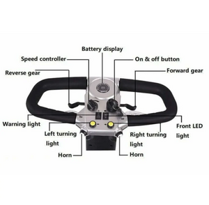 Mobility Electric Scooter S01 with 360 Rotation Seat Removable Batery