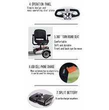 Load image into Gallery viewer, Mobility Electric Scooter S01 with 360 Rotation Seat Removable Batery
