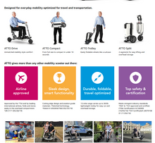 Load image into Gallery viewer, ATTO Folding Mobility E Scooter
