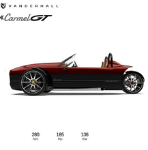 Load image into Gallery viewer, Vanderhall Carmel Luxury Three-Wheel Roadster 185Hp 136Kw 280Nm 1.5L 4 Cylinder
