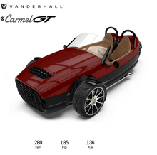 Load image into Gallery viewer, Vanderhall Carmel Luxury Three-Wheel Roadster 185Hp 136Kw 280Nm 1.5L 4 Cylinder
