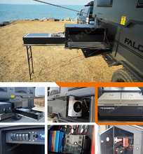 Load image into Gallery viewer, Luxury Aluminium Offroad Family Caravan Trailer Hard Top Lift for Camping and Travel for Towing
