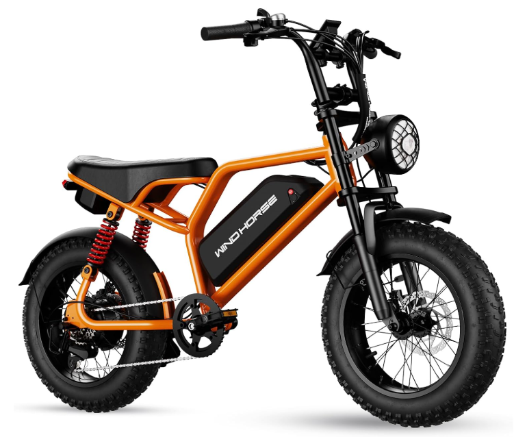 harley electric bicycle V8 Mini Harley Electric Bike 48V 15.6Ah 750W Motor – E-Scooter UAE Hub
