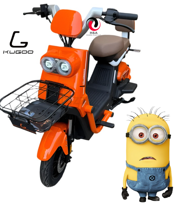 Kugoo East wind 17 Electric Bike With minions lights
