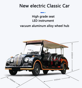 Electric Vintage Royal Golf Cart 6+2 Seater