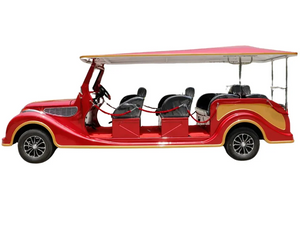 Electric Vintage Royal Golf Cart 6+2 Seater