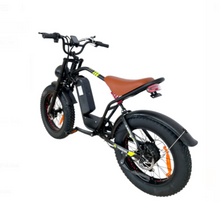 Load image into Gallery viewer, S1 Fat Tire Harley Electric Bike With Removable Battery 48V 14Ah 2000W
