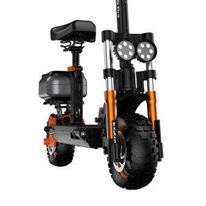 KUGOO KIRIN M5 Pro Electric Scooter 48V 20Ah 1200W max speed 52kmh Range70Km with seat & luggage space - E-Scooter UAE Hub