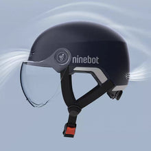 Load image into Gallery viewer, Ninebot Commuter Helmet Deep Blue with Sun-visor
