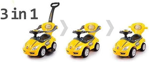 Baby Push Cars for Toddlers, 3 in 1 Ride on Push Car Age 1-3