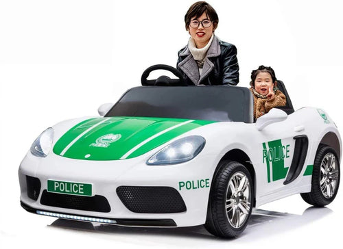 SUPER SPORT XXL POLICE RIDE ON CAR KIDS 3-12 Years - E-Scooter UAE Hub
