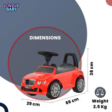 Load image into Gallery viewer, Cute Baby Bentley Continental GT Speed Push Car Age 2-4
