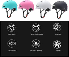 Load image into Gallery viewer, NEW Lamp Cycling Smart Tail Light Bike Adult Helmet Electric Bicycle MTB Road Scooter
