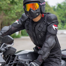 Load image into Gallery viewer, Caige Motorcycle Armour Full Body Protective Jacket, Black
