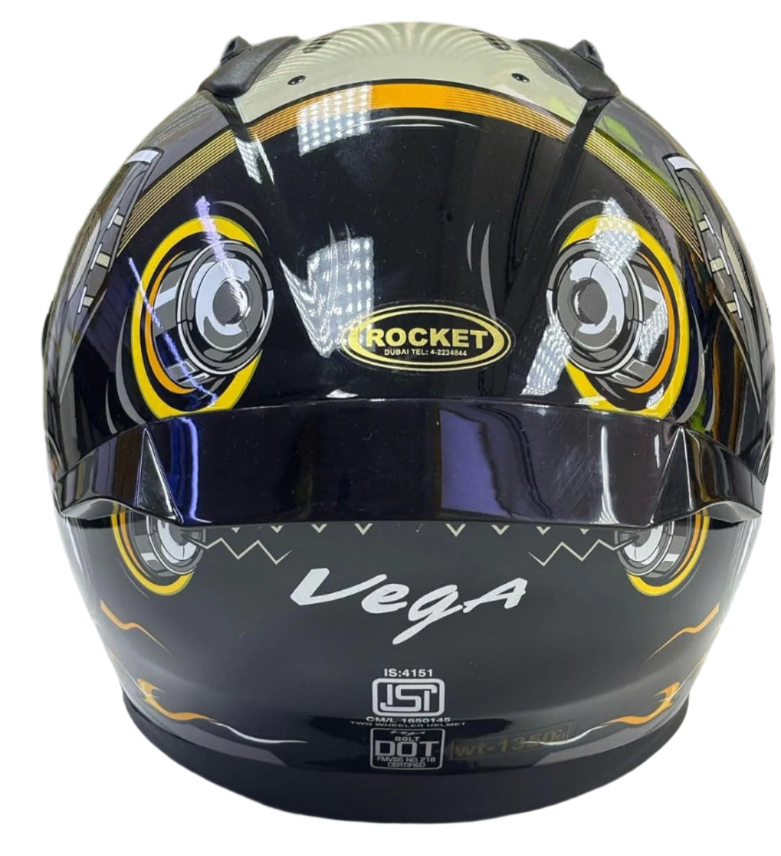 bike helmet price in dubai Vega Ebike Scooter Full Face Size L – E-Scooter UAE Hub MOPED 2026 PFN Player Profile: Color:Satin Yellow/Black Padding w/Black Accents