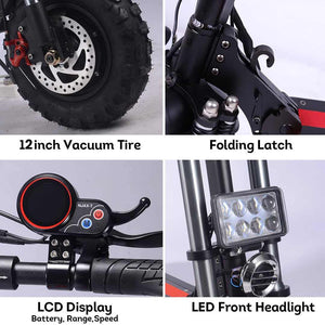 Beast Explorer Pro Electric Scooter 4000W - E-Scooter UAE Hub