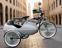 Load image into Gallery viewer, Vintage Retro Alloy Side Tricycle
