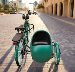 Vintage Retro Alloy Side Tricycle