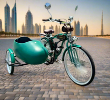 Load image into Gallery viewer, Vintage Retro Alloy Side Tricycle
