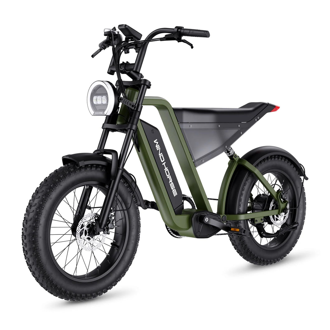 Wind Horse D3 Fat Tyre All Terrain Electric Bike 48V 18Ah 1000W - E-Scooter UAE Hub