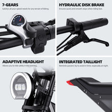 Load image into Gallery viewer, Wind Horse D3 Fat Tyre All Terrain Electric Bike 48V 18Ah 1000W - E-Scooter UAE Hub
