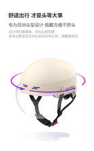 Load image into Gallery viewer, Ninebot Commuter Helmet Deep Blue with Sun-visor
