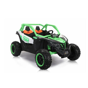 kids cross country vehicle ride on children's remote control car 4Wheel Drive toy Age 2 up - E-Scooter UAE Hub