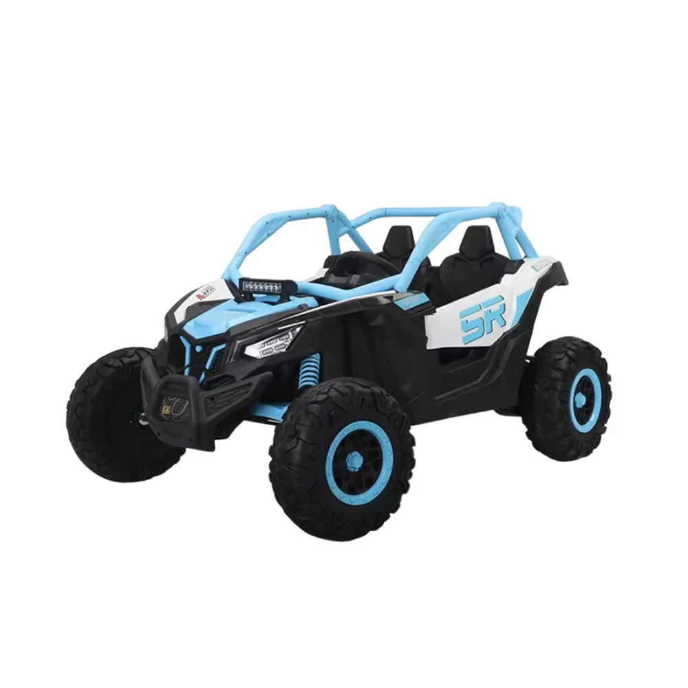 kids cross country vehicle ride on children's remote control car 4Wheel Drive toy Age 2 up - E-Scooter UAE Hub