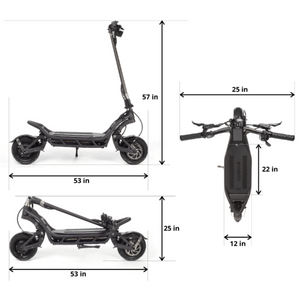 NAMI BURN E2 MAX 72V 32AH Adult Electric Scooter