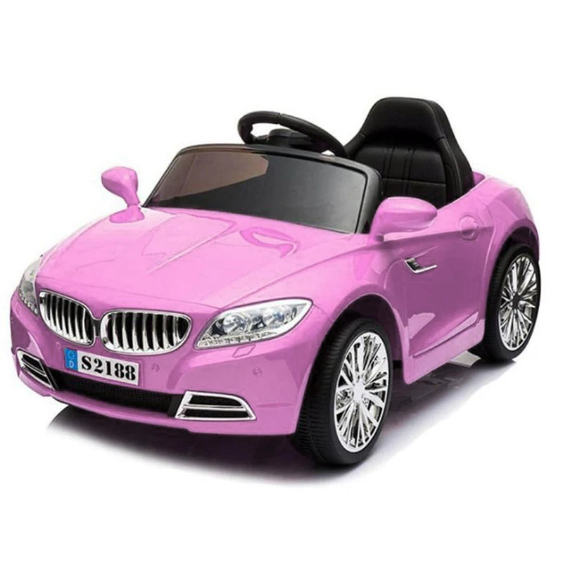 Electric Ride on coupe BMW style girls Pink E Scooter UAE Hub