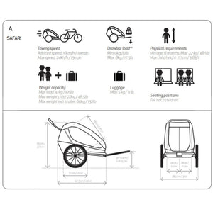 Hmax Safari Child Bike Trailer