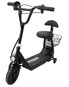 Winner Kids Electric Scooter With seat & pet Teddy Basket Age 4-8