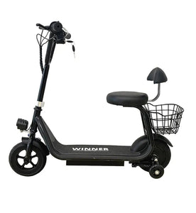 Winner Kids Electric Scooter With seat & pet Teddy Basket Age 4-8