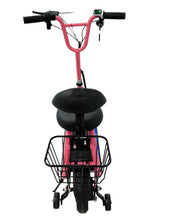 Load image into Gallery viewer, Winner Kids Electric Scooter With seat &amp; pet Teddy Basket Age 4-8
