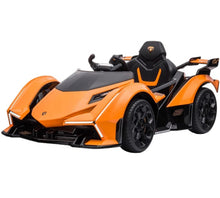 Load image into Gallery viewer, Lamborghini V12 Vision Gran Turismo Ride on Sports Car for Kids,Large Age 3-8
