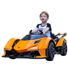 Load image into Gallery viewer, Lamborghini V12 Vision Gran Turismo Ride on Sports Car for Kids,Large Age 3-8
