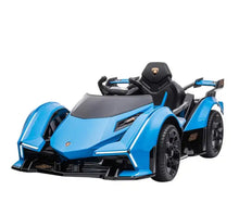 Load image into Gallery viewer, Lamborghini V12 Vision Gran Turismo Ride on Sports Car for Kids,Large Age 3-8
