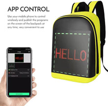 Load image into Gallery viewer, LED BackPack Eye Catching Bike Riders Walking office camping cycling travelling with App Programable screen
