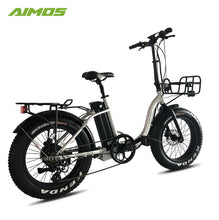 Load image into Gallery viewer, AIMOS Folding Electric Bike 36V 10.5Ah 500W with Kenda 26&quot; Fat Tyres
