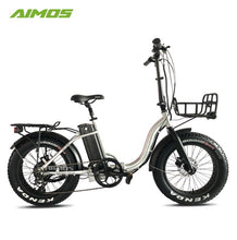 Load image into Gallery viewer, AIMOS Folding Electric Bike 36V 10.5Ah 500W with Kenda 26&quot; Fat Tyres

