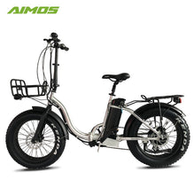 Load image into Gallery viewer, AIMOS Folding Electric Bike 36V 10.5Ah 500W with Kenda 26&quot; Fat Tyres
