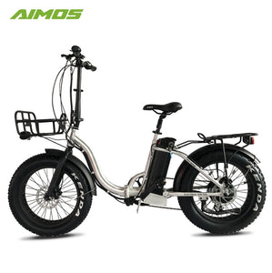 AIMOS Folding Electric Bike 36V 10.5Ah 500W with Kenda 26" Fat Tyres
