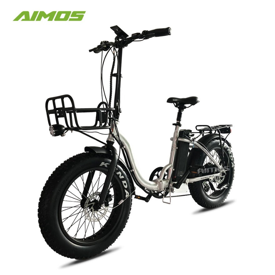 AIMOS Folding Electric Bike 36V 10.5Ah 500W with Kenda 26