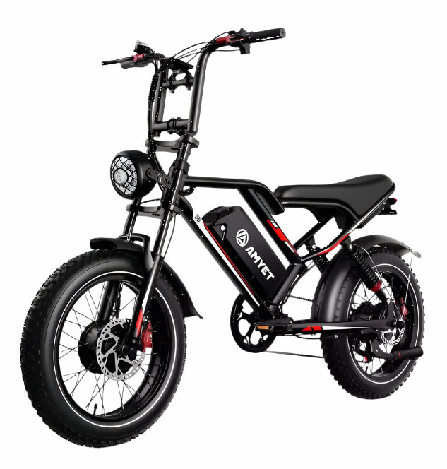 OOKTECH S8 Fat Tyre Mountain Electric Bike 48V 17.5Ah 1000W 55km Range 2025 new model