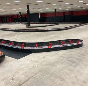 Commercial Indoor Rubber Go Karts Race Drift Go-kart Car Rubber Racing Track for Sale