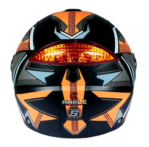 GT1 Decor Full Face Motor Sport Helmet for Bikes & Scooters