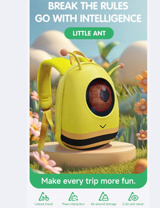 Girls LED Smart Display Backpack Pixel Art Bag Small Ant Cute Carrot