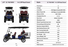 Load image into Gallery viewer, XMV Lifted Golf Cart Series 2+2 Seater
