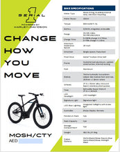 Load image into Gallery viewer, Harley Davidson Mosh City Electric Bike 250W
